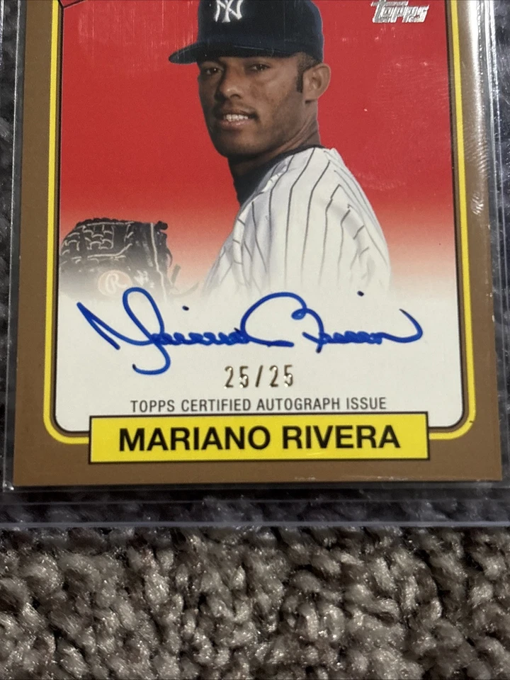 Serie Topps 1989 All Star Liga Americana 2024 Mariano Rivera Automático/25 #89ASAMR Foto 3 de 4
