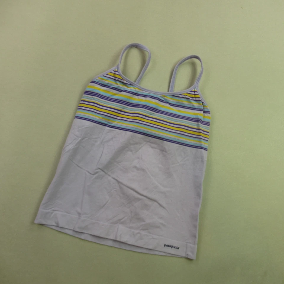 Camiseta sin mangas Patagonia para mujer pequeña sin mangas ligera púrpura informal rayas Foto 2 de 4