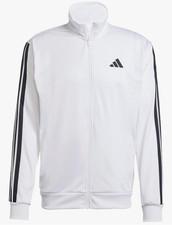 adidas Men s 3-Stripes Tricot Sportswear Jacket Size 2XL JN6491 White/Black NWT