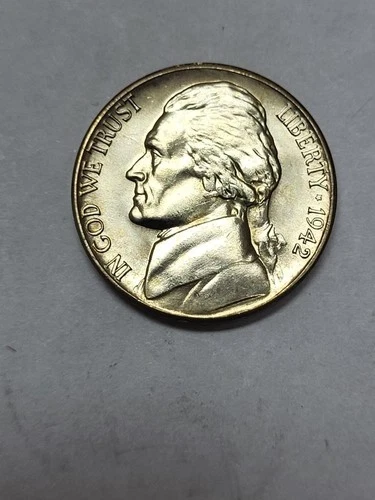 1942-S Jefferson Nickel — photo from the most recent tracked eBay sale