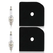 2pcs Air Filter & Spark Plug for Harbor Freight Predator 2000W Generator 62523