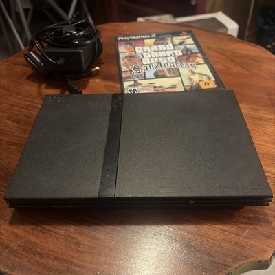 Sony Playstation 2 PS2 Slim SCPH-70012 Console w/ Power Cord and Game-TESTED