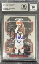 Sydney Colson Signed 2022 Panini Prizm #63 BAS Autograph Grade 10 Card