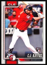 2026 Topps #35 C.J. Kayfus RC Cleveland Guardians