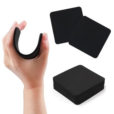PEUTIER 10pcs Grip Pads for Weight Lifting, Anti-Slip Gym Lifting Grips Workout
