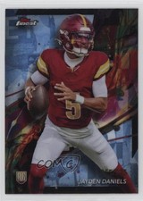 2024 Topps Finest Common Sky Blue Refractor 55/325 Jayden Daniels #67 2u3