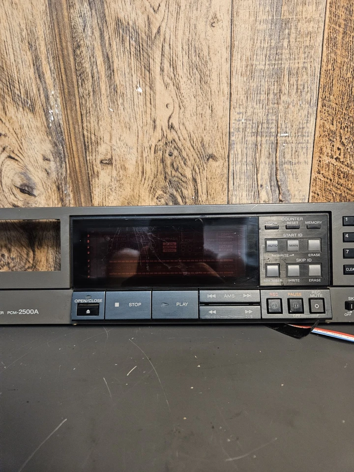 *Parting Out* Sony PCM-2500A Digital Audio Recorder DAT | Control Panel PCB - Image 3 of 4