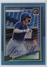 2025 Donruss Optic Carolina Blue Prizm Signatures 30/35 Kellon Lindsey Auto 8d2