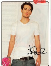 Dan Miller white shirt pinup O-Town Erik Estrada Ashley Angel Trevor Penick pix