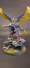 Mortarion, Daemon Primarch of Nurgle. Warhammer centerpiece painted. 