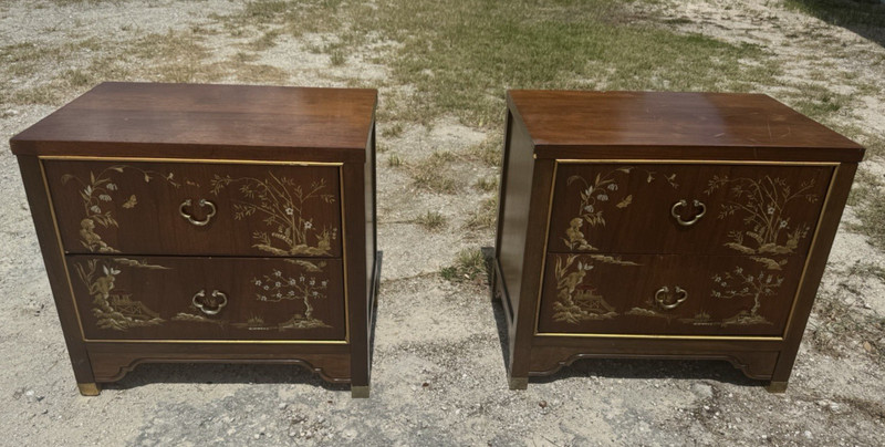 Two Dixie Shangri La Night Stands Nightstands Pick Up Only Florida