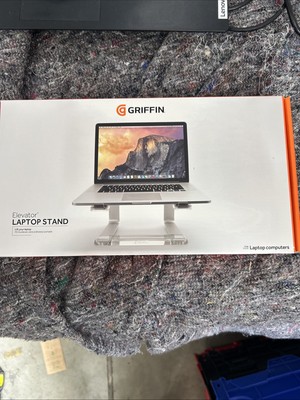 Griffin Elevator Laptop Riser Ständer Schreibtisch Chrom Silber MacBook BRANDNEU!
