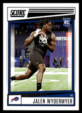 2022 Panini Score Jalen Wydermyer #370 Buffalo Bills  Rookie NFL Football