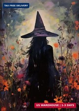 Witch Halloween Diamond Art Kit 5D DIY Painting Craft