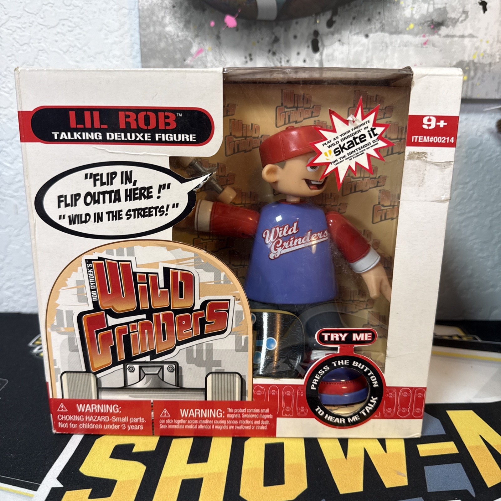 Rob Dyrdek's Wild Grinders Lil Rob Talking Deluxe Figure SKA