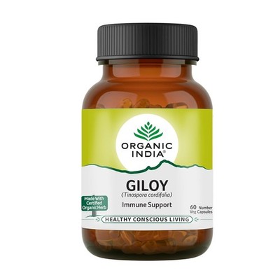 Organic India Giloy Immune Support 60 Veg Capsules Antioxidant Guduchi New f/sh