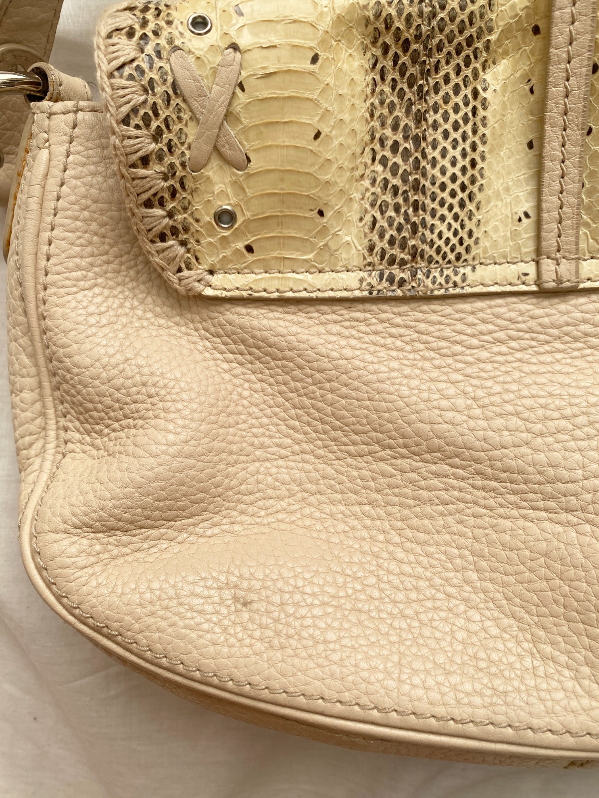 dolce & gabbana python-trimmed cherry shoulder bag - image 10