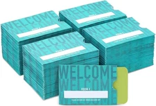 Stockroom Plus Key Card Envelopes - 500 Pack, Teal, 2.4 x 3.5 One Size, Teal 