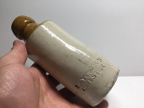 Antique Laycock’s Stoneware Ginger Beer Bottle.