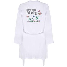 'Don't Stop Believing' Adult Dressing Robe / Gown RO053100
