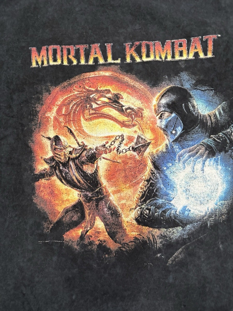 Vintage Supply Mortal Kombat Black Medium RARE View 2