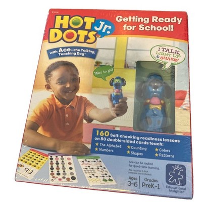 Educational Insights Hot Dots Jr. Getting Ready for School Interactive with Pen 