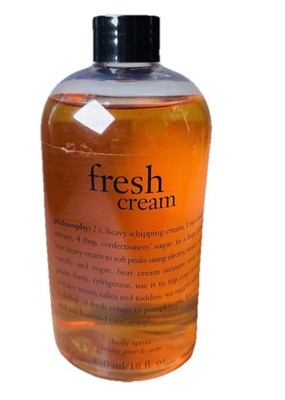 Philosophy Fresh Cream Body Spritz 480 mL/ 16 fl oz, Sealed No Pump