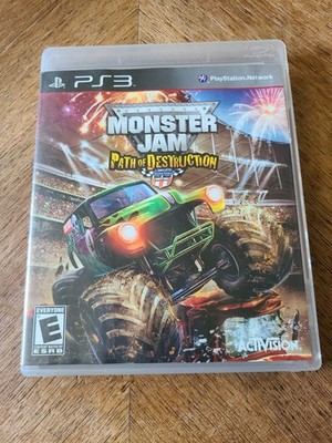 Monster Jam Path of Destruction Sony PlayStation 3 PS3 2010 CIB Complete Manual