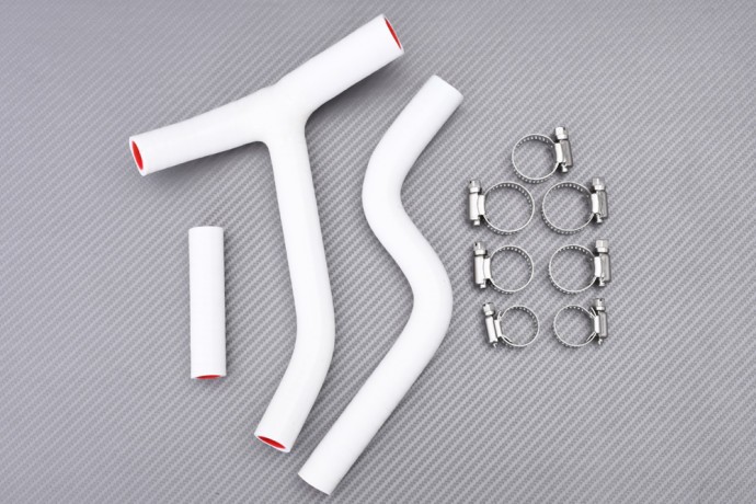 Kit durites radiateur blanches YZ250F haute pression pour éviter la surchauffe