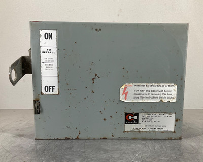CUTLER HAMMER CP2HD361 BUSPLUG 30 A 600V 20HP MAX@ 3PH