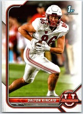#77 Dalton Kincaid, Utah Utes - 1st Bowman 2021-22 Bowman University Paper Base
