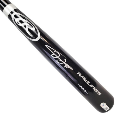 #ad Frank Thomas Signed Rawlings Black Baseball Bat Beckett $109.95
