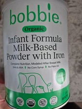 Bobbie Organic Infant Formula 14.1 Oz Milk-Based Powder  Exp 06/26 or later