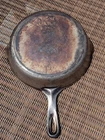 Wagner Ware Smooth Bottom Cast Iron Skillet No. 7 Stylized Logo 1057 - Nickel