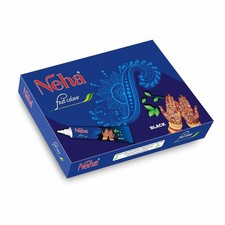Neha Herbals Fast Color Tube Pack of 10 - 25G in Each Tube - Black
