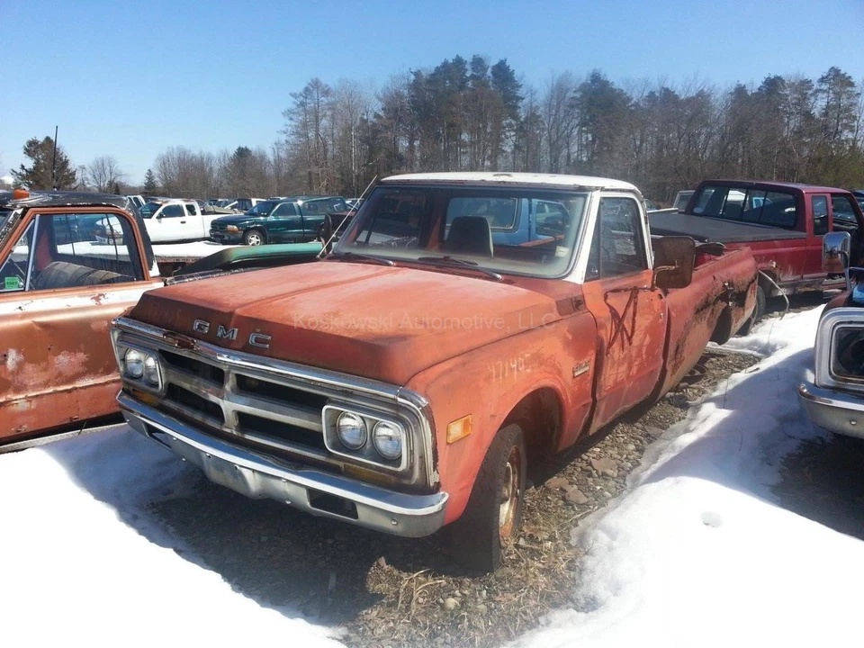 Brazo de dirección izquierdo Chevy C20 lado del conductor 69 GMC C2500 4x2 frenos de tambor OEM Foto 3 de 4