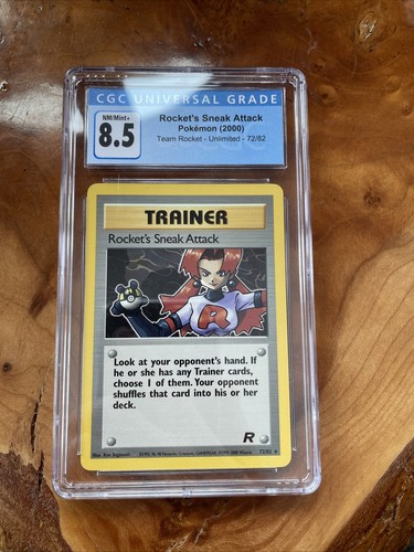 Rocket's Sneak Attack (Unlimited) graded CGC 8.5 for sale on eBay