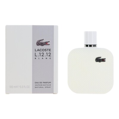 Lacoste L.12.12 White Blanc by Lacoste 3.3 oz EDP For Men New Authentic & Sealed