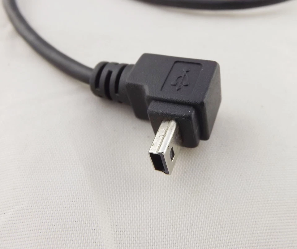 10x USB 2.0 B Female To Mini 5Pin Male Down Angle Panel Mount Printer Cable 50cm - Image 4 of 4