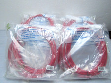  LOT OF 25 CP Technologies C6-RD-10-0 10' Red Cat6 Booted UTP Patch Cord EP 