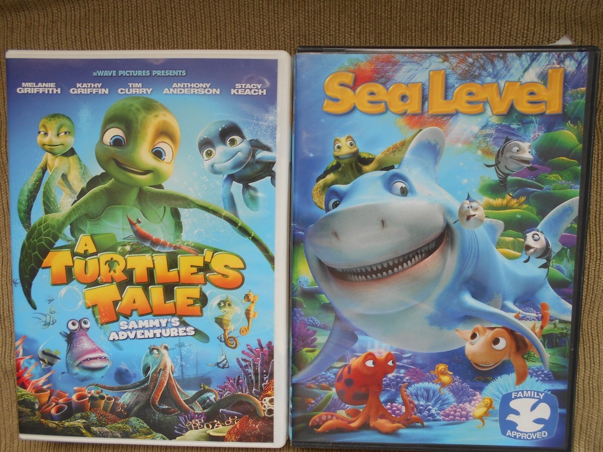 2 DVD LOT A Turtle's Tale: Sammy's Adventures & Sea Level | eBay