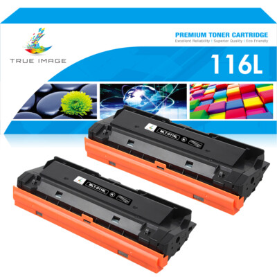 2 Pack MLT-D116L Toner for Samsung 116L Xpress SL-M2625D M2825DW M2875FD M2875FW