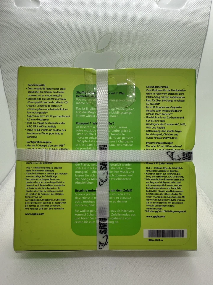 Apple iPod shuffle 1. Generation Weiß White 1GB NEU NEW 1st Sammler - Bild 4 von 4