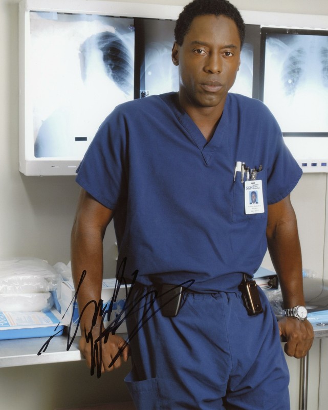 Isaiah Washington "Grey's Anatomy" AUTOGRAPH Signed 8x10 Photo F