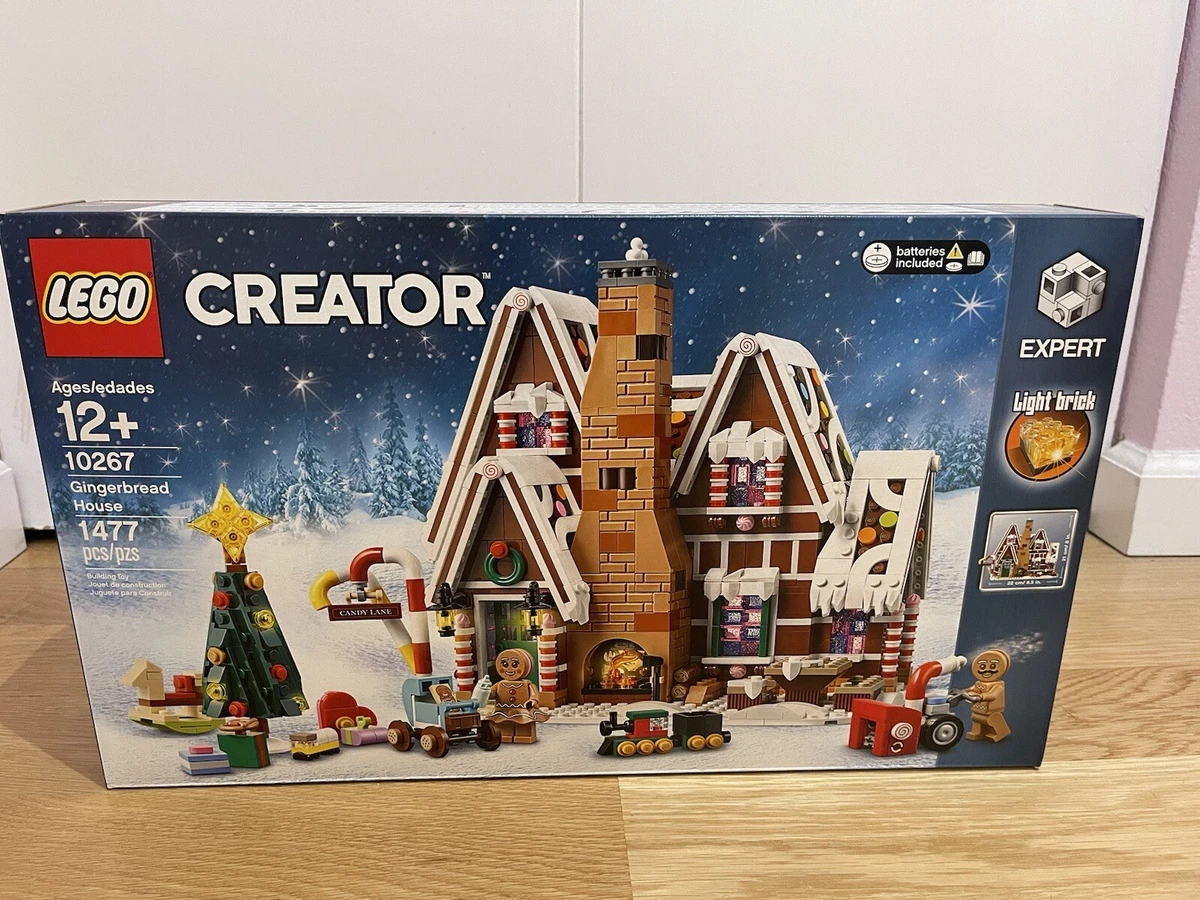 Gingerbread house best sale lego set