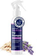 Dog Dry Shampoo - Waterless No Rinse Foaming Formula Reducing Itch Cleanse Hydra