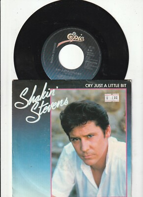 Shakin' Stevens - Cry Just A Little Bit 7in 1983 (VG+/VG+)