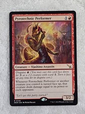 MTG Pyrotechnic Performer #140 Murders at Karlov Manor Magic Card Rare NM