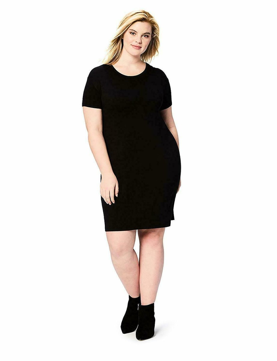 Daily Ritual Women's Plus Size Supersoft Terry Short-Sleeve Open