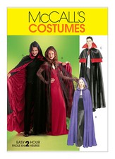 Schnittmuster Gothic-Fasching- Umhang  S-XL